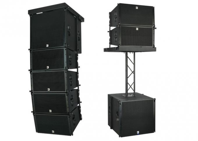 A pro linha posta do DJ põe o sistema caixa do orador de 10 polegadas, sistema de colunas da coluna